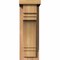 Ekena Millwork Pescadero Smooth Corbel w/Backplate, Western Red Cedar, 5 1/2"W x 8"D x 16"H COR06X08X16PEC01SWR - alternate 3